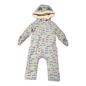 Baby Boden Fleece Bunting Snowsuit Size 2/3